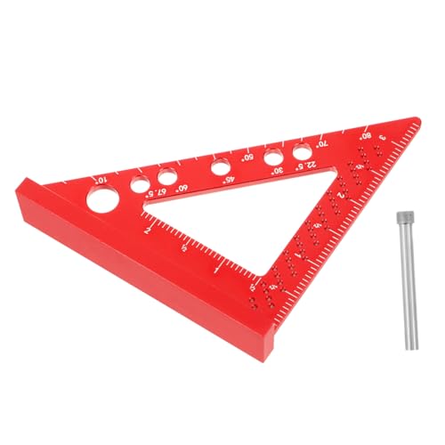 LOORGVEL Holzbau Winkelmaß Präziser Dreieckiger Messwinkel für Schreiner und Heimwerker Robust Langlebig Vielseitig Einsetzbar Winkellineal für Holzarbeiten von LOORGVEL