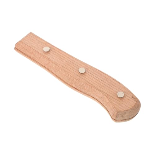 LOORGVEL Holzgriff Ersatzgriff für Küchenmesser Komfortabler Cutter Handgriff aus Hochwertigem Buchenholz Praktischer Leicht zu Installierender Küchenmesser Griff für Schneidwerkzeuge von LOORGVEL