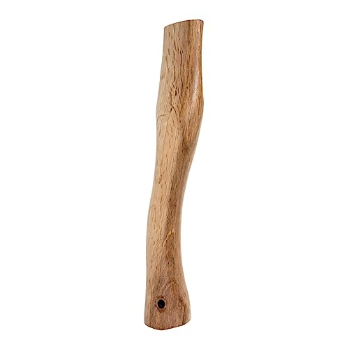 LOORGVEL Holzgriff für Äxte Kurzer Ersatzgriff Robustem Eichenholz für Holzarbeiten und Camping Langlebig und Pflegeleicht Passend für Verschiedene Äxte von LOORGVEL