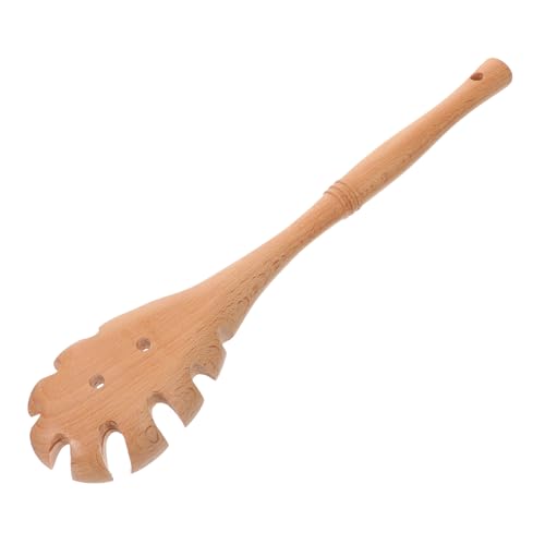 LOORGVEL Holzlöffel Spaghettilöffel aus Langlebigem Buchenholz Leicht und Kompakt Stabile Pasta kelle zum Servieren von Nudeln und Spaghetti Multipurpose Küchenhelfer für Zuhause und LOORGVEL Holzlöffel Spaghettilöffel aus Langlebigem Buchenholz Leicht und Kompakt Stabile Pasta kelle zum Servieren von Nudeln und Spaghetti Multipurpose Küchenhelfer für Zuhause und von LOORGVEL