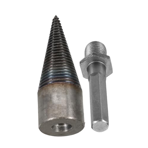 LOORGVEL Holzspaltbohrer aus Hochkohlenstoffstahl Robustes Brennholzspalter Werkzeug Einfache Handhabung für Akkuschrauber und Bohrmaschinen Effizienter Holzspalter für Kamin und Garten LOORGVEL Holzspaltbohrer aus Hochkohlenstoffstahl Robustes Brennholzspalter Werkzeug Einfache Handhabung für Akkuschrauber und Bohrmaschinen Effizienter Holzspalter für Kamin und Garten von LOORGVEL