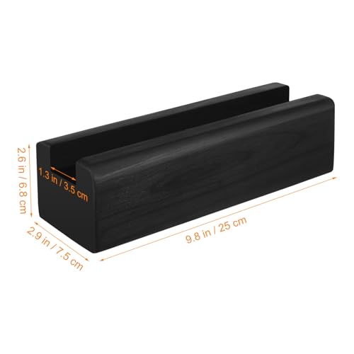 LOORGVEL Holzständer für Bodenspiegel Rutschfeste Mehrzweck spiegelhalterung aus Massivholz Stabile Halterung für Ganzkörperspiegel und Bilderrahmen Modernes Wohnaccessoire für Wohnzimmer von LOORGVEL