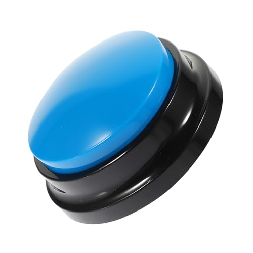 LOORGVEL Interaktiver Hundekommunikationsbutton mit Aufnahmefunktion Blauer Haustier sprechknopf für Welpen Stressreduzierendes Trainingsspielzeug Vielseitiges Puppy Accessory LOORGVEL Interaktiver Hundekommunikationsbutton mit Aufnahmefunktion Blauer Haustier sprechknopf für Welpen Stressreduzierendes Trainingsspielzeug Vielseitiges Puppy Accessory von LOORGVEL