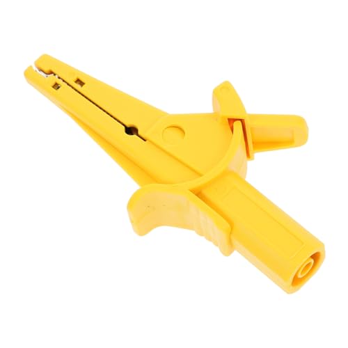LOORGVEL Isolierte Alligator Klemme Sicherer Vollisolierter Prüfclip für Hochstrommessungen Multimeter Prüfsonde mit Komplettschutz Gelb für Elektrische Tests LOORGVEL Isolierte Alligator Klemme Sicherer Vollisolierter Prüfclip für Hochstrommessungen Multimeter Prüfsonde mit Komplettschutz Gelb für Elektrische Tests von LOORGVEL