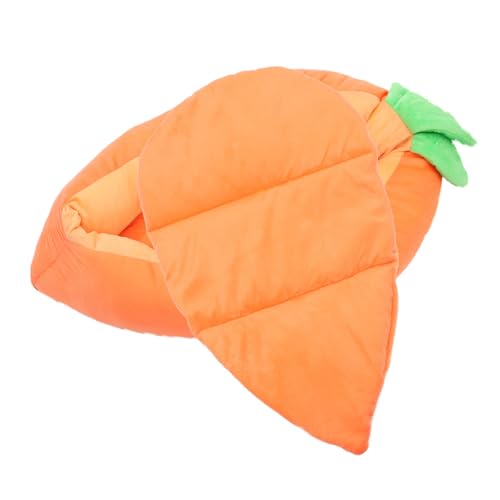 LOORGVEL Kaninchenbett Karottenform Weiches Nest für Hasen und Meerschweinchen Atmungsaktiv Bequem Langlebig Einfach zu Verstauen für Innen und Außen Zufällige Farbe Zufällige Farbe LOORGVEL Kaninchenbett Karottenform Weiches Nest für Hasen und Meerschweinchen Atmungsaktiv Bequem Langlebig Einfach zu Verstauen für Innen und Außen Zufällige Farbe Zufällige Farbe von LOORGVEL