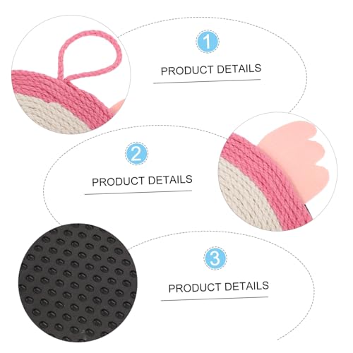 LOORGVEL Katze Kratzmatte Robust Leicht Dekorativ Krallenpflege Spielmatte für Katzen Schützt Möbel und Boden Fördert Bewegung und Entspannung von LOORGVEL