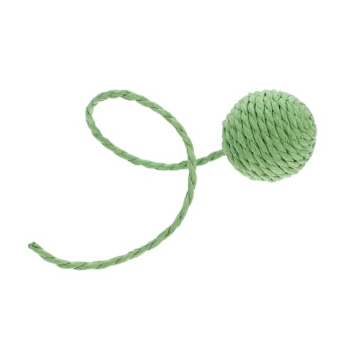 LOORGVEL Katzenkratzpfosten Ersatzstange mit Sisal kratzball und Papierseilball für Wohnungskatzen Robustes Katzenspielzeug mit Interaktivem Ball Einfache Installation Vielseitiges von LOORGVEL