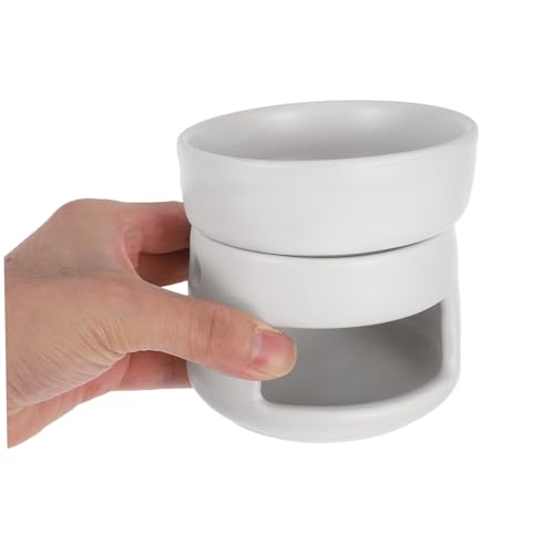 LOORGVEL Keramik Aromatherapie Diffuser Aromatisch Öl Teelicht Halter Wax Melt Halter Stabile Duftlampe Für Zuhause Schlafzimmer Weihnachten Dekor Weiß LOORGVEL Keramik Aromatherapie Diffuser Aromatisch Öl Teelicht Halter Wax Melt Halter Stabile Duftlampe Für Zuhause Schlafzimmer Weihnachten Dekor Weiß von LOORGVEL