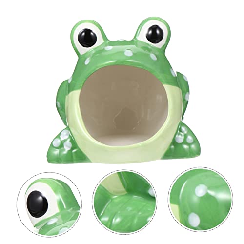 LOORGVEL Hamsterhaus Aus Keramik Für Kleintiere Unterschlupf Zum Verstecken Und Schlafen Widerstandsfähig Einfach Zu Reinigen Für Hamster Meerschweinchen Und Ratten von LOORGVEL