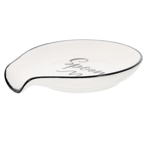 LOORGVEL Keramik Löffelablage für Küchenarbeitsplatte Rustikaler Kaffeelöffelhalter Vielseitig als Besteck Gewürzschale Nutzbar Leicht zu Reinigen für Zuhause Restaurant LOORGVEL Keramik Löffelablage für Küchenarbeitsplatte Rustikaler Kaffeelöffelhalter Vielseitig als Besteck Gewürzschale Nutzbar Leicht zu Reinigen für Zuhause Restaurant von LOORGVEL