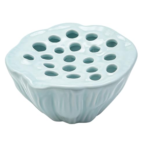 LOORGVEL Keramik Lotus Pod Vase Kreative Blumenvase Deko Kleiner Blumenhalter Für Trockenblumen Tischdekoration Wohnzimmer Wohnzimmerregal LOORGVEL Keramik Lotus Pod Vase Kreative Blumenvase Deko Kleiner Blumenhalter Für Trockenblumen Tischdekoration Wohnzimmer Wohnzimmerregal von LOORGVEL