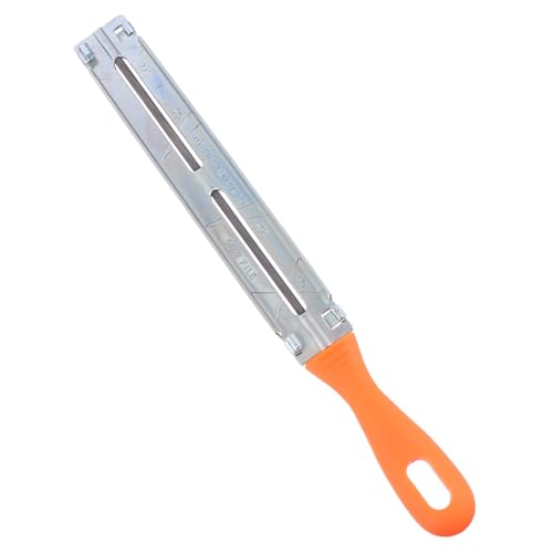 LOORGVEL Kettensägen schärffeilen set mit Robustem Griff Langlebiges Kettenschärfwerkzeug für Präzises Schleifen Tragbar und Komfortabel Geeignet für Kettensägen Feine Verarbeitung und von LOORGVEL