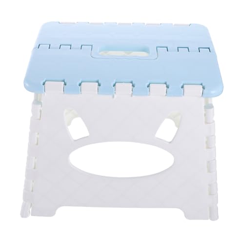 LOORGVEL Klappbarer Kunststoff Hocker Faltbarer Campinghocker Tragbarer Robuster Sitzhocker für Küche Outdoor Angeln und Platzsparend Leicht und Blau LOORGVEL Klappbarer Kunststoff Hocker Faltbarer Campinghocker Tragbarer Robuster Sitzhocker für Küche Outdoor Angeln und Platzsparend Leicht und Blau von LOORGVEL