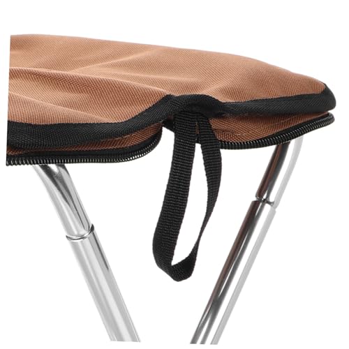 LOORGVEL Klappbarer Leichter Campinghocker für Erwachsene Faltbarer Outdoor sitzhocker mit Stabilem Gestell Ergonomisch für Camping Picknick Grillen und Reisen Tragbar und Schnell von LOORGVEL