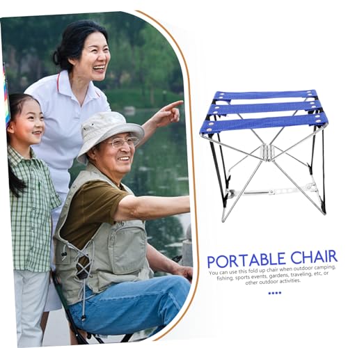 LOORGVEL Klappbarer Ultraleichter Dreibeinhocker Tragbarer Campingstuhl für Outdoor Angeln Pediküre Faltbarer Kompakter Falthocker Praktischer Robuster Kleiner Sitzhocker Leicht von LOORGVEL