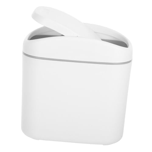 LOORGVEL Kleiner Tischmülleimer mit Shake Deckel Kompakter Kunststoff Abfalleimer für Schreibtisch und Büro Platzsparender Desktop Papierkorb für Saubere Arbeitsbereiche LOORGVEL Kleiner Tischmülleimer mit Shake Deckel Kompakter Kunststoff Abfalleimer für Schreibtisch und Büro Platzsparender Desktop Papierkorb für Saubere Arbeitsbereiche von LOORGVEL