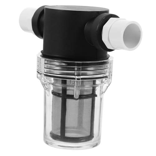 LOORGVEL Kompakter Wasserfilter mit Mesh Sieb Langlebiger und PVC Einfache Installation ohne Spezialwerkzeug als Pipeline Wasserfilter für Gartenbewässerung und Brunnenwasseraufbereitung von LOORGVEL
