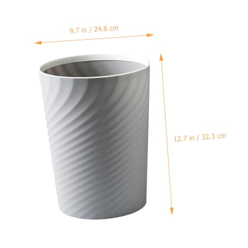 LOORGVEL Küchenmülleimer Kunststoff Großer Haushalt Abfallbehälter Stabil Geruchlos Vielseitig für Küche Bad Büro Wohnzimmer Geeignet ohne Deckel Nordic Design LOORGVEL Küchenmülleimer Kunststoff Großer Haushalt Abfallbehälter Stabil Geruchlos Vielseitig für Küche Bad Büro Wohnzimmer Geeignet ohne Deckel Nordic Design von LOORGVEL
