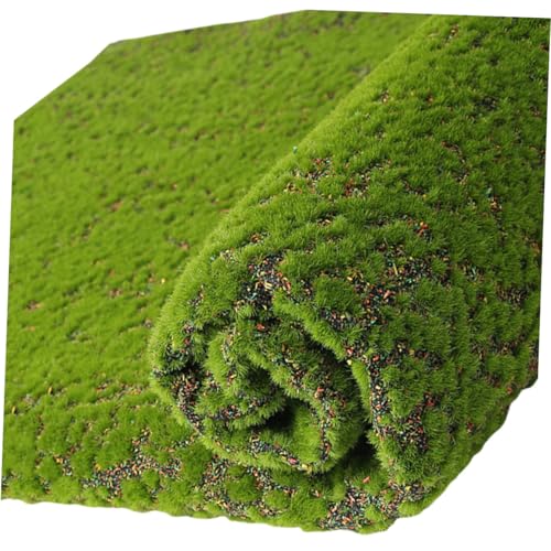 LOORGVEL Künstliches Moos Mikrolandschaft Dekoration Leichtes Langlebiges Kunstrasen Deko für Innenräume Szene Layout Requisit für DIY Garten und Wandgestaltung von LOORGVEL