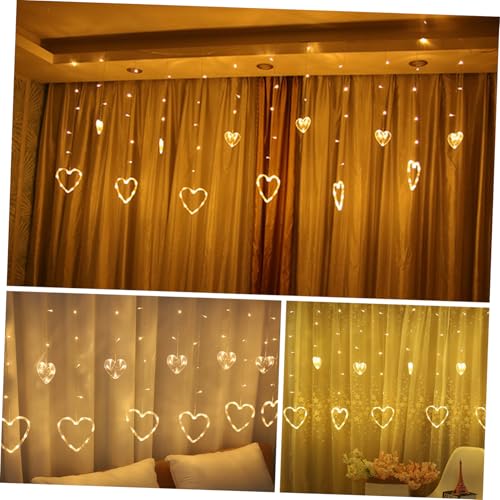 LOORGVEL LED Herzförmige Fenster lichterkette Warmweiß Batteriebetrieben Pvc material Innenbereich Dekoration für Schlafzimmer Party Hochzeit Garten Installieren Wiederverwendbar LOORGVEL LED Herzförmige Fenster lichterkette Warmweiß Batteriebetrieben Pvc material Innenbereich Dekoration für Schlafzimmer Party Hochzeit Garten Installieren Wiederverwendbar von LOORGVEL