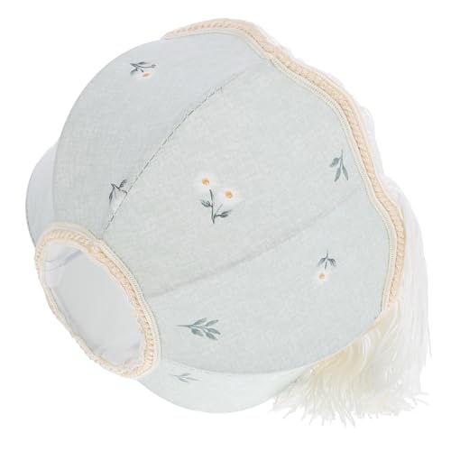 LOORGVEL Lampenschirm Ersatz für Tischlampe Dekorativer Stoff Lampenschirm mit Fransen Handgefertigt Grün mit Kleinen Blumen Geeignet für Zuhause und Hotel LOORGVEL Lampenschirm Ersatz für Tischlampe Dekorativer Stoff Lampenschirm mit Fransen Handgefertigt Grün mit Kleinen Blumen Geeignet für Zuhause und Hotel von LOORGVEL