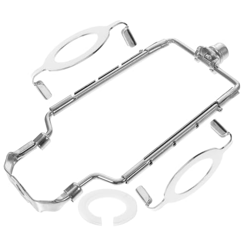 LOORGVEL Lampenschirm Halter Teiliges Lampenhalter Dekorative Lampenharfe aus Silber Einfache Montage für Steh und Tischlampen Geeignet für Wohnzimmer Restaurant von LOORGVEL