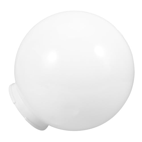 LOORGVEL Lampenschirm Kugelförmig Milchig Weiß Lampenabdeckung Gartenlampe Wandlampen Schutz Einfach Montage Leicht und Praktisch von LOORGVEL