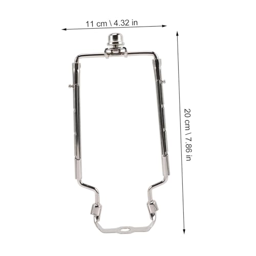 LOORGVEL Lampenschirmhalter Verstellbar mit Längenstufen Chrombeschichteter Lampenharp Sockel Langlebiges Beleuchtungszubehör für Tischlampen DIY Lampenprojekte Inklusive Ersatz endkappe LOORGVEL Lampenschirmhalter Verstellbar mit Längenstufen Chrombeschichteter Lampenharp Sockel Langlebiges Beleuchtungszubehör für Tischlampen DIY Lampenprojekte Inklusive Ersatz endkappe von LOORGVEL