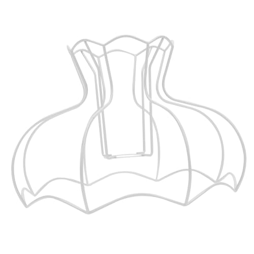 LOORGVEL Lampenschirmhalter aus Hochwertigem Eisen Rostfrei und Langlebig Stabiler Lampenhalter für Tischlampe Einfacher DIY Lampenschirmrahmen im Europäischen Stil Mittelgroß Vielseitig von LOORGVEL