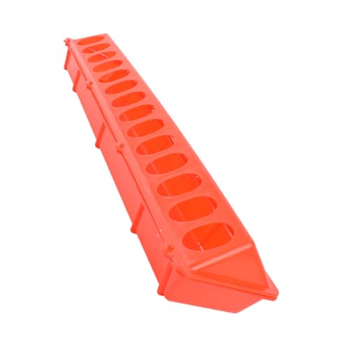 LOORGVEL Langer Futtertrog für Tauben und Vögel Robuster Futtersilo Einfacher Reinigung und Nachfüllung Geeignet für Hühner Papageien und Kleine Geflügelarten Wetterfest und Langlebig Rot LOORGVEL Langer Futtertrog für Tauben und Vögel Robuster Futtersilo Einfacher Reinigung und Nachfüllung Geeignet für Hühner Papageien und Kleine Geflügelarten Wetterfest und Langlebig Rot von LOORGVEL