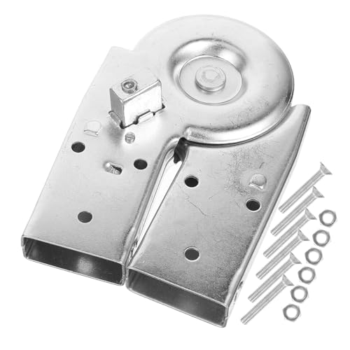 LOORGVEL Leichtes Aluminium scharnier für Klappleiter mit Dämpfung Robuste Verbindung für Spitzboden Haushaltsleitern Einfach zu Montieren Inklusive Montagematerial Vielseitiges Zubehör von LOORGVEL