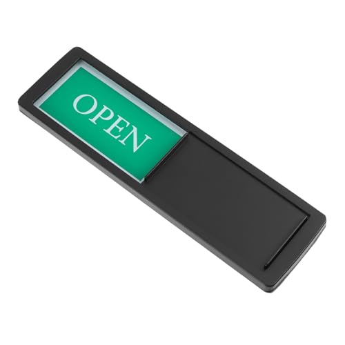 LOORGVEL Magnetisches Privatsphäre schild Open Close Signboard Kratzfestes Büro Türschild für Home Office Konferenzraum und Wc Unauffälliges Design Praktische Schiebetafel in Schwarz LOORGVEL Magnetisches Privatsphäre schild Open Close Signboard Kratzfestes Büro Türschild für Home Office Konferenzraum und Wc Unauffälliges Design Praktische Schiebetafel in Schwarz von LOORGVEL