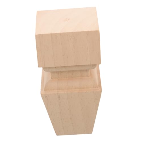 LOORGVEL Massive Holz möbelfüße Ersatz Sofa Tischbeine Hohe Stabile rutschfeste Vielseitige Möbelbeine für Schrank Kommode Couch Langlebige Sichere Holzfüße mit Dekorativem Design von LOORGVEL