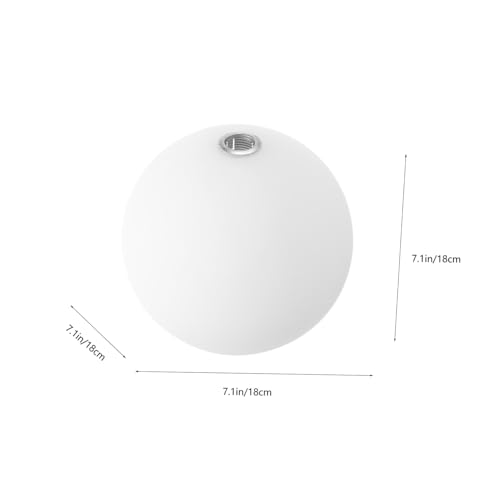 LOORGVEL Mattierter Glaskugel lampenschirm Øcm Fassung Moderner Lampenabdeckung Ersatz für Tischlampe Stehlampe Pendelleuchte Einsetzbarer Lampenglas ersatz LOORGVEL Mattierter Glaskugel lampenschirm Øcm Fassung Moderner Lampenabdeckung Ersatz für Tischlampe Stehlampe Pendelleuchte Einsetzbarer Lampenglas ersatz von LOORGVEL