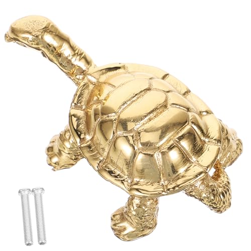 LOORGVEL Messing Türknauf Schildkröte Miniatur Griff Langlebiger Schrankknopf Kompakt Leicht Dekorativer Möbelgriff für Schranktüren Küchenschränke Einfach zu Montieren LOORGVEL Messing Türknauf Schildkröte Miniatur Griff Langlebiger Schrankknopf Kompakt Leicht Dekorativer Möbelgriff für Schranktüren Küchenschränke Einfach zu Montieren von LOORGVEL