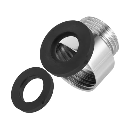 LOORGVEL Metall Duschschlauch Adapter Innengewinde Anschlussstück Robuster Verbinder für Wasser Duschschläuche Einfache Montage ohne Werkzeug Vielseitig Einsetzbar im Haushalt von LOORGVEL