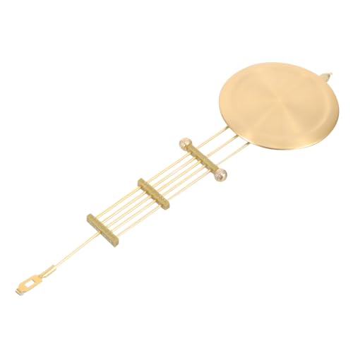 LOORGVEL Metall Ersatz für Wanduhr DIY Uhrwerk Zubehör Langlebig Rostfrei Aluminium Goldfarben zur Reparatur und Individuellem Uhrendesign von LOORGVEL