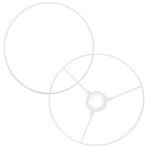 LOORGVEL Metall Lampenschirm Gestell Ring DIY Lampenschirm Rahmen für Tischlampe Stehlampe Zubehör Langebig Stabil LOORGVEL Metall Lampenschirm Gestell Ring DIY Lampenschirm Rahmen für Tischlampe Stehlampe Zubehör Langebig Stabil von LOORGVEL