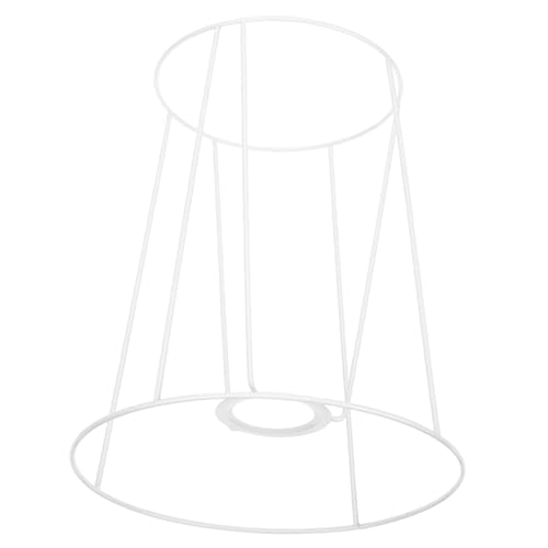 LOORGVEL Metall Lampenschirmrahmen DIY Lampen Gestell für Tischlampen Stabil Vielseitig Einfach zu Montieren Passend für Runde und Quadratische Lampenschirme Modernes Design für Zuhause von LOORGVEL