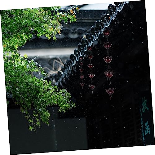LOORGVEL 1m Garten Regenketten Fallrohr Regenketten Garten Accessoire Moderne Regenkette Regenkette Blumenstil Regenfänger Gartenzubehör LOORGVEL 1m Garten Regenketten Fallrohr Regenketten Garten Accessoire Moderne Regenkette Regenkette Blumenstil Regenfänger Gartenzubehör von LOORGVEL