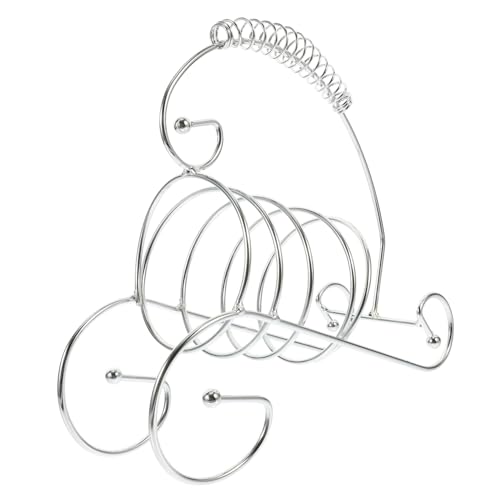 LOORGVEL Metall Weinflaschenhalter Tischplatte Weinregal Stabiles Flaschenregal für Wohnzimmer Küche Bar Europäischer Stil Weinflaschenständer von LOORGVEL