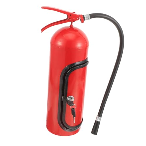 LOORGVEL Metall weinbox Feuerlöscher Design Große Kapazität Kreative Weinaufbewahrung für Feuerwehrmänner und Weinliebhaber Stilvolle Getränkebox für Zuhause und Bar von LOORGVEL