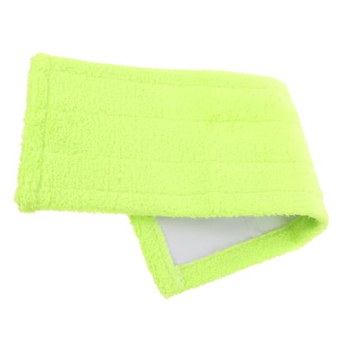 LOORGVEL Mikrofaser Ersatzbezug für Wischmopp Grün Waschbarer Mikrofaser Mop Kopf Ersatz für Haushalt Effektive Staub und Schmutzentfernung Hartböden Leicht Austauschbar und Sicher für von LOORGVEL