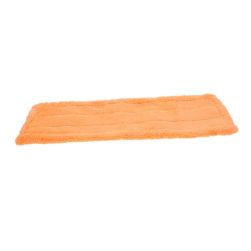 LOORGVEL Mikrofaser Ersatzmopp Kopf Orange Superfeines Staubwischpad für Bodenwischer Effektives Reinigungstuch für Fliesen Waschbarer Wischmopp Bezug für Haushaltsreinigung von LOORGVEL
