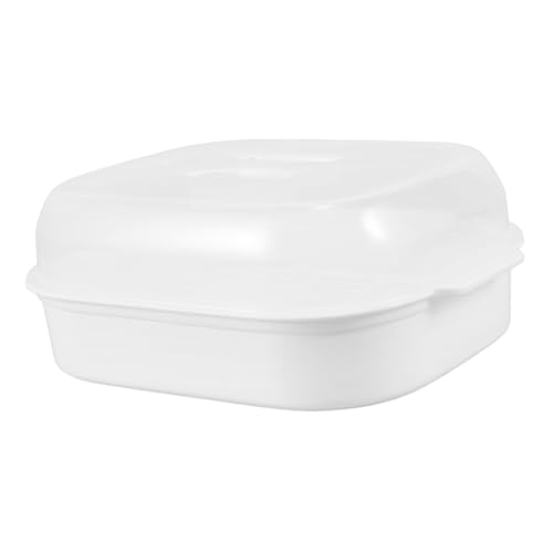 LOORGVEL Mikrowellen Dampfgarbehälter mit Deckel Große Kapazität Lebensmittelecht Hitzebeständig für Gemüse Fisch und Babynahrung Schonendes Garen mit Aromaversiegelung für LOORGVEL Mikrowellen Dampfgarbehälter mit Deckel Große Kapazität Lebensmittelecht Hitzebeständig für Gemüse Fisch und Babynahrung Schonendes Garen mit Aromaversiegelung für von LOORGVEL