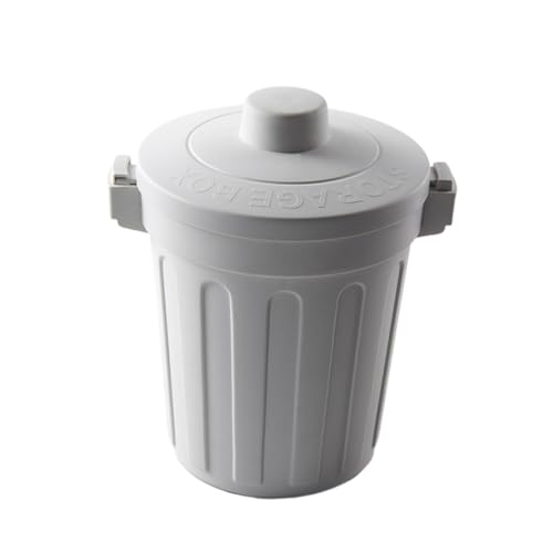LOORGVEL Mini Desktop Abfalleimer aus PP Kunststoff mit Deckel Kompakter Tischmülleimer für Büro Wohnzimmer Küche Leichter Grauton Praktischer Kleiner Abfallbehälter für Schreibtisch LOORGVEL Mini Desktop Abfalleimer aus PP Kunststoff mit Deckel Kompakter Tischmülleimer für Büro Wohnzimmer Küche Leichter Grauton Praktischer Kleiner Abfallbehälter für Schreibtisch von LOORGVEL