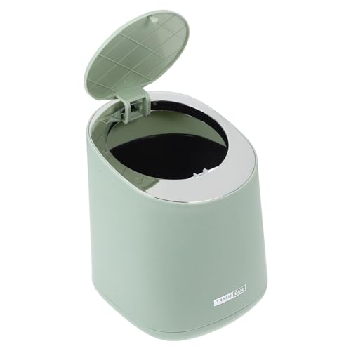 LOORGVEL Mini Desktop Mülleimer aus Robustem mit Pressdeckel Kompakt und Tragbar für Büro Wohnzimmer Schlafzimmer als Kleiner Tischabfalleimer mit Müllbeuteln LOORGVEL Mini Desktop Mülleimer aus Robustem mit Pressdeckel Kompakt und Tragbar für Büro Wohnzimmer Schlafzimmer als Kleiner Tischabfalleimer mit Müllbeuteln von LOORGVEL