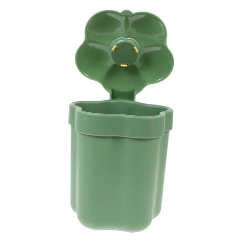 LOORGVEL Mini Mülleimer mit Deckel Tischabfalleimer Blumendesign Kleiner Abfallbehälter für Zuhause Büro Kinderzimmer Geruchsdicht Praktisch und Handlich von LOORGVEL