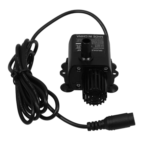 LOORGVEL Mini Tauchpumpe Leise Mini Wasserpumpe für Aquarium Kompakte Zimmerbrunnenpumpe Geräuscharm Einfach zu Reinigen Geeignet für Fischbecken und Wasserzirkulation von LOORGVEL