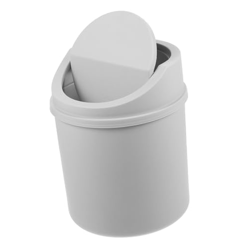 LOORGVEL Mini Tisch mülleimer mit Deckel Kompakter Abfallbehälter für Badezimmer Büro und Wohnzimmer Platzsparend Robustes Material Vielseitig Einsetzbar für Abfälle und Küchenreste von LOORGVEL